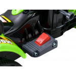Elektrický traktor - bager na batérie - zelený